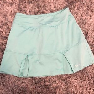 Aqua Nike tennis skirt